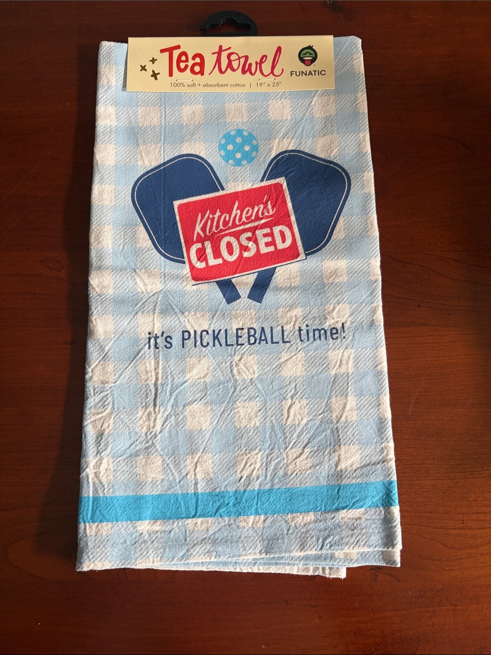 Tea Towel “kitchen Closed “ cotton. NWT